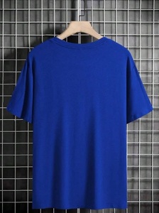 เสื้อยืดคอกลมแขนสั้นผู้ชาย EVER GLOW รุ่นใหม่ล่าสุด ระบายอากาศได้ดี เป็นมิตรต่อสิ่งแวดล้อม ป้องกันรอยยับ ป้องกันการเป็นขุย ผ้าถักด้านหน้าสีพื้น - Product Image 3
