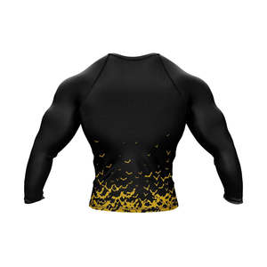 Rashguard OEM ODM Rashguard pour hommes, imprimé par sublimation, en spandex, Rashguard BJJ, Rashguard de gym, Rashguard de surf, Rashguard de plongée, Chemises de compression MMA - Product Image 2