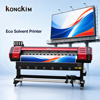 Imprimante jet d'encre grand format Kongkim pour la production d'autocollants et de bannières en vinyle, tête XP600 I1600 I3200