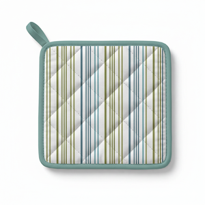 Support de casserole en coton résistant à la chaleur, coussin de cuisine matelassé avec boucle de suspension, poignée isolante épaisse pour la cuisson et la pâtisserie - Product Image 1