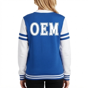 Cardigan universitaire en tricot bleu roi et blanc, personnalisé avec lettres grecques, boutonné, logo brodé, pour fraternités et sororités - Product Image 4