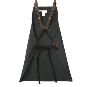 PU Leather Straps Barber Apron Hair Cutting Salon Barber Apron - Product Image 5