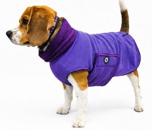 Veste d'hiver pour chien de qualité supérieure avec doublure en polaire douce, facile à porter, look élégant, coutures durables, prix de gros - Product Image 1