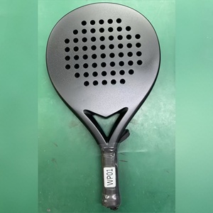 Factory Custom 3k12k18k Carbon Fiber Beach <b>Tennis</b> <b>Racket</b> PU <b>Grip</b> Diamond Waterdrop Heart-Shape Lightweight Durable Eco-Friendly - Product Image 1