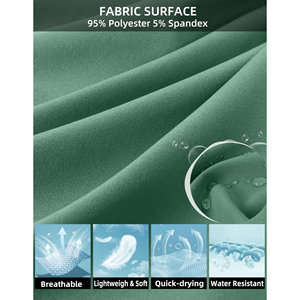 กางเกงจ็อกเกอร์ขาสั้นผ้าโพลีเอสเตอร์น้ำหนักเบาพิมพ์ลายสำหรับผู้ชาย ระบายอากาศได้ดี เหมาะสำหรับใส่ลำลองและกิจกรรมกลางแจ้ง กางเกงขาสั้นแห้งเร็วสวมใส่สบายสำหรับผู้ชาย - Product Image 6