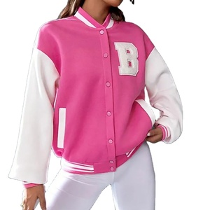 เสื้อแจ็กเก็ตทีมโรงเรียนสำหรับผู้หญิงเสื้อกีฬาสไตล์ลำลองและมหาวิทยาลัยดูนุ่มผ้านุ่ม2026แจ็กเก็ตทีมมหาวิทยาลัย - Product Image 4