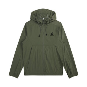 <b>Smart</b> Appeal Winter Lightweight Windbreaker Hooded <b>Jacket</b> Quick Dry Breathable Custom Made Sports Front Logo - Product Image 1