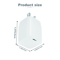 Chargeur Mural GaN PD USB-C USB-A 30W 33W à Charge Rapide, Compact, Pliable, Alimentation Intelligente Dynamique pour iPhone 17, Samsung, Tablette, PPS