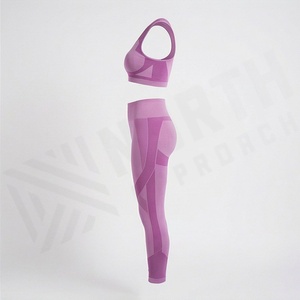 Ensemble de shorts de yoga réversibles taille mi-haute pour femmes, deux pièces, tenue de sport respirante, vêtements de fitness par sublimation, couleur personnalisable - Product Image 3