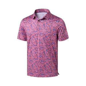 Camisetas de sublimación de primera calidad para hombre, precio al por mayor, logotipo personalizado, ropa de calle de verano, camiseta polo con botones cortos - Product Image 1