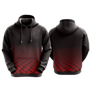 Men's Premium Teal Blue Embroidered Pullover Hoodie | Charcoal Black Slash Sublimation <b>Sweatshirt</b> | Oversized Urban Athletic Gym - Product Image 6