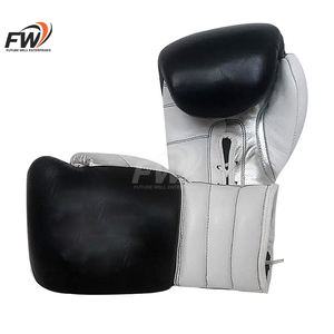 Gants de boxe en cuir souple, confortables et personnalisables pour adultes. Tailles disponibles : 6oz, 8oz, 12oz, 14oz, 16oz. Activités sportives et de plein air. - Product Image 3