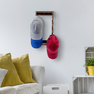 MyGift Rustic <b>Wall</b>-<b>Mounted</b> Hat & <b>Coat</b> Hook <b>Rack</b> – Farmhouse Entry Organizer, Amazon Hot Item - Product Image 5