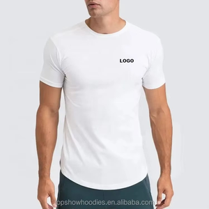 Camiseta Deportiva Transpirable de Secado Rápido para Gimnasio, Corte Regular para Hombre, Logotipo Frontal, 100% Algodón Canvas, Cuello Redondo, Manga Corta Informal, 220g - Product Image 4