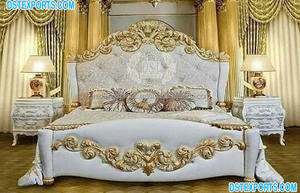 Cama de madera de teca tallada a mano, muebles de dormitorio de madera de teca de primera calidad - Product Image 3