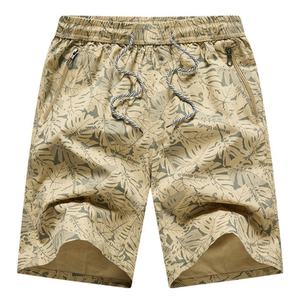 Pantalones cortos de baño informales para playa con bolsillos y cremallera de secado rápido de poliéster con logotipo personalizado al por mayor de fábrica de alta calidad - Product Image 4