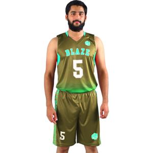 Blaze Fight Wear <b>Basketball</b> UniformOEM Custom High Quality Bsci Summer <b>Basketball</b> Shorts Unisex Adult Breathable Plus <b>Size</b> Sets - Product Image 2