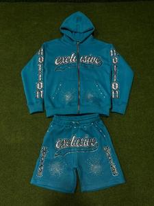 Chándal Profesional de Moda, Ecológico, Grueso, para Invierno, 100% Algodón, Reversible, Diseño 2 en 1, con Logotipo Personalizado - Product Image 5