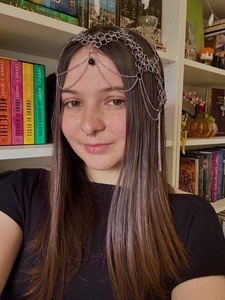 Fantasy Chainmail Headpiece- Handmade- Stainless steel <strong>Amy</strong> Francis - Product Image 1