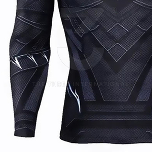 Camiseta de Compresión para Hombre, Personalizable, de Secado Rápido, con Paneles Laterales Estampados por Transferencia de Calor, en Spandex/Poliéster - Product Image 5
