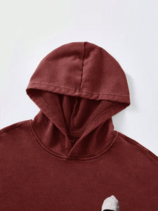 Sudadera con capucha para hombre, estilo oversized, informal, para gimnasio, de tejido grueso, para invierno, precio económico, venta al por mayor, OEM, personalizada - Product Image 3