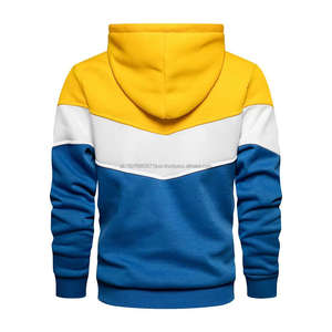 Sudadera con Capucha para Hombre 2026, Diseño de Parches, Ropa Casual, Holgada, de Forro Polar Cálido, Estilo Urbano, Moda Masculina, Otoño Invierno - Product Image 2