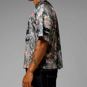 Vente en gros de maillots de football américain tendance pour hommes, coupe ample, imprimé camouflage floral, streetwear personnalisé, fabricant OEM - Product Image 5