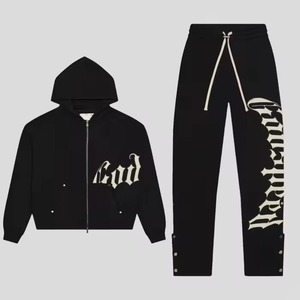 Custom Tracksuit Manufacturer Wholesale Mens Sportswear Set OEM ODM Private Label Athletic Training Jogging Clothing - Product Image 2
