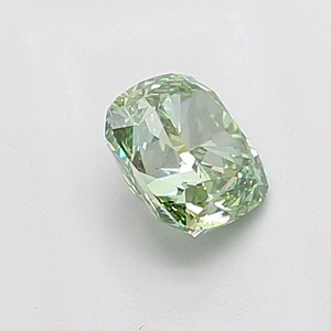Diamant en vrac 1,11 ct, vert vif fantaisie, taille coussin modifiée, clarté VS2, excellente taille, diamant certifié pour joaillerie fine - Product Image 4