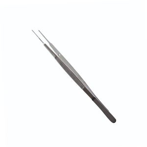 Pinces à pansements chirurgicales à pointes dentelées délicates, 18 cm, instrument manuel en acier inoxydable pour usage hospitalier et clinique - Product Image 2