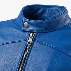 Chaqueta de Motociclista de Cuero Genuino para Hombre de la Mejor Calidad, Nueva Colección de Invierno, Chaquetas de Motocicleta con Protecciones Desmontables Personalizadas - Product Image 4