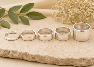 Silver Open <b>Ring</b> Wide Face Band Adjustable Flat Top <b>Ring</b> for Daily Party Wedding Gift - Product Image 2