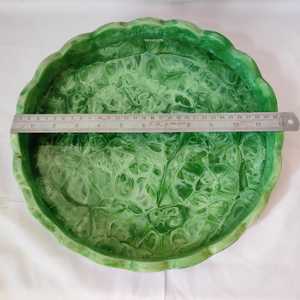 Bandeja Moderna de Resina Plateada, Elegante, Redonda, Desechable, Ecológica, Apta para Lavavajillas, Gran Capacidad, para Servir Joyas, Decoración del Hogar - Product Image 4