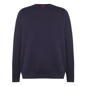 Sweat-shirt à capuche thermique en molleton uni pour homme, en mélange polyester/coton tricoté épais, brodé, respirant et coupe-vent - Product Image 1