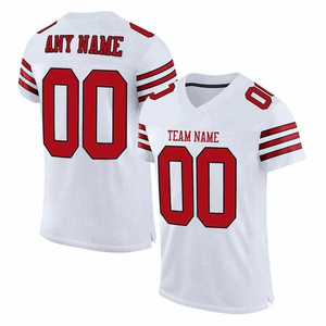 Industry breathable American football <b>shirt</b> Custom American football jersey 100% <b>polyester</b> football <b>shirt</b> - Product Image 6