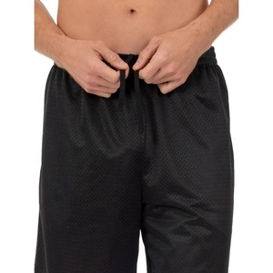 Pantalones cortos deportivos de lona con estampado gráfico personalizado para hombre, ropa de calle de patrón sólido, cintura elástica transpirable de secado rápido - Product Image 2