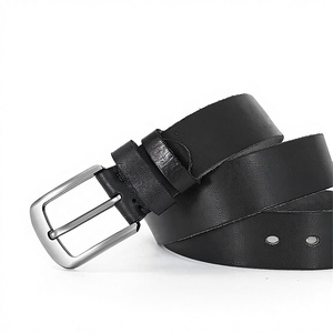 Vintage Style Genuine Cow Hide Leather Steel Square Pin Buckle Belt Waterproof Breathable 3.8cm 138cm Eco-Friendly Lightweight - Product Image 2