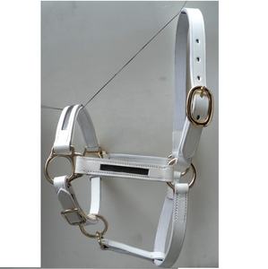 Pechera de cuero de última tendencia con martingala y herrajes de latón de canal vacío. Personaliza el ancho del canal vacío de la pechera. - Product Image 6