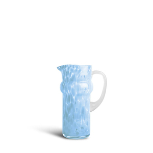 Carafe à eau en résine artisanale de luxe, texture marbre moderne, écologique, sans BPA, pour jus, cocktails et thé glacé - Product Image 4