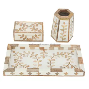 Quemador de resina Oud de incienso de madera árabe decorativo real Mubkhar con tarro para el hogar - Product Image 1