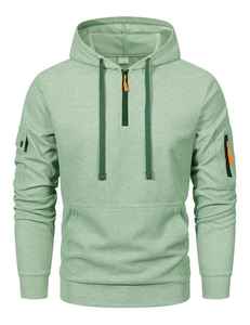 Sudadera con Cierre de Cremallera 2026 para Hombre y Mujer, Cálida para Invierno, Manga Larga, Color Sólido, 100% Algodón, Servicio OEM - Product Image 4