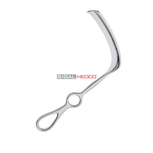 Retractor Doyen con Hoja Curva Ancha, Instrumento Quirúrgico para Procedimientos Abdominales, Acero Inoxidable de Grado Médico - Product Image 4