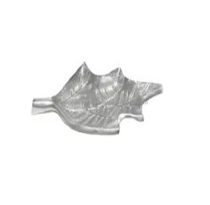 Nouveau modèle de plateau de service de haute qualité en aluminium moulé d'Inde en forme de feuille - Product Image 4