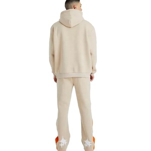Chándal acampanado de alta calidad, ropa de calle con logotipo personalizado, sudaderas con capucha lisas de manga larga, chándal acampanado para hombres, chándales para hombres, 2 piezas - Product Image 5