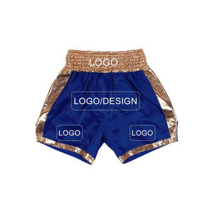 Custom Muay Thai Shorts Boxing <b>Trunks</b> <b>Men</b> Women Heat-Transfer Printed Front Breathable Satin Kickboxing MMA Fighting Private - Product Image 5