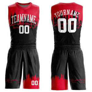 Conjunto de camiseta de baloncesto para hombre, cuello en V, sin mangas, negro, dorado, estampado geométrico, ropa deportiva de poliéster de secado rápido, verano - Product Image 2