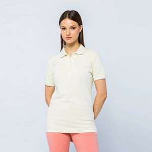 เสื้อยืดผู้หญิงทรงปกติแบบสบายๆ ผ้าถัก 100% คอตตอน ระบายอากาศได้ดี เป็นมิตรกับสิ่งแวดล้อม ไม่เป็นขุย แห้งเร็ว - Product Image 3