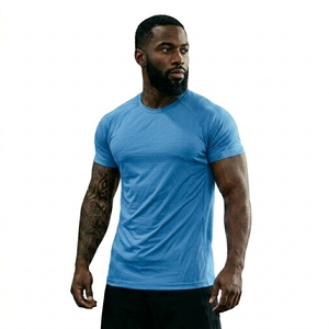 High Quality 280 Gsm Heavy <b>Mens</b> Oversized Drop Shoulder Boxy Fit Tshirt Custom Printing 100% Cotton Mock Neck Blank t Shirt - Product Image 1