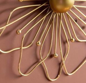 Modern Metal Floral Wall <b>Art</b> Set Hanging Decorative Accents for Home Interior Design - Product Image 3