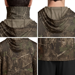 Prix Abordable, Dernier Design, Vente en Gros Personnalisée, Sweat à Capuche de Pêche par Sublimation, Protection UV, Homme, Séchage Rapide - Product Image 3